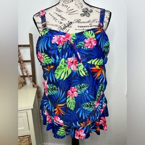 Brand New -DACI Tropical Tankini Top
